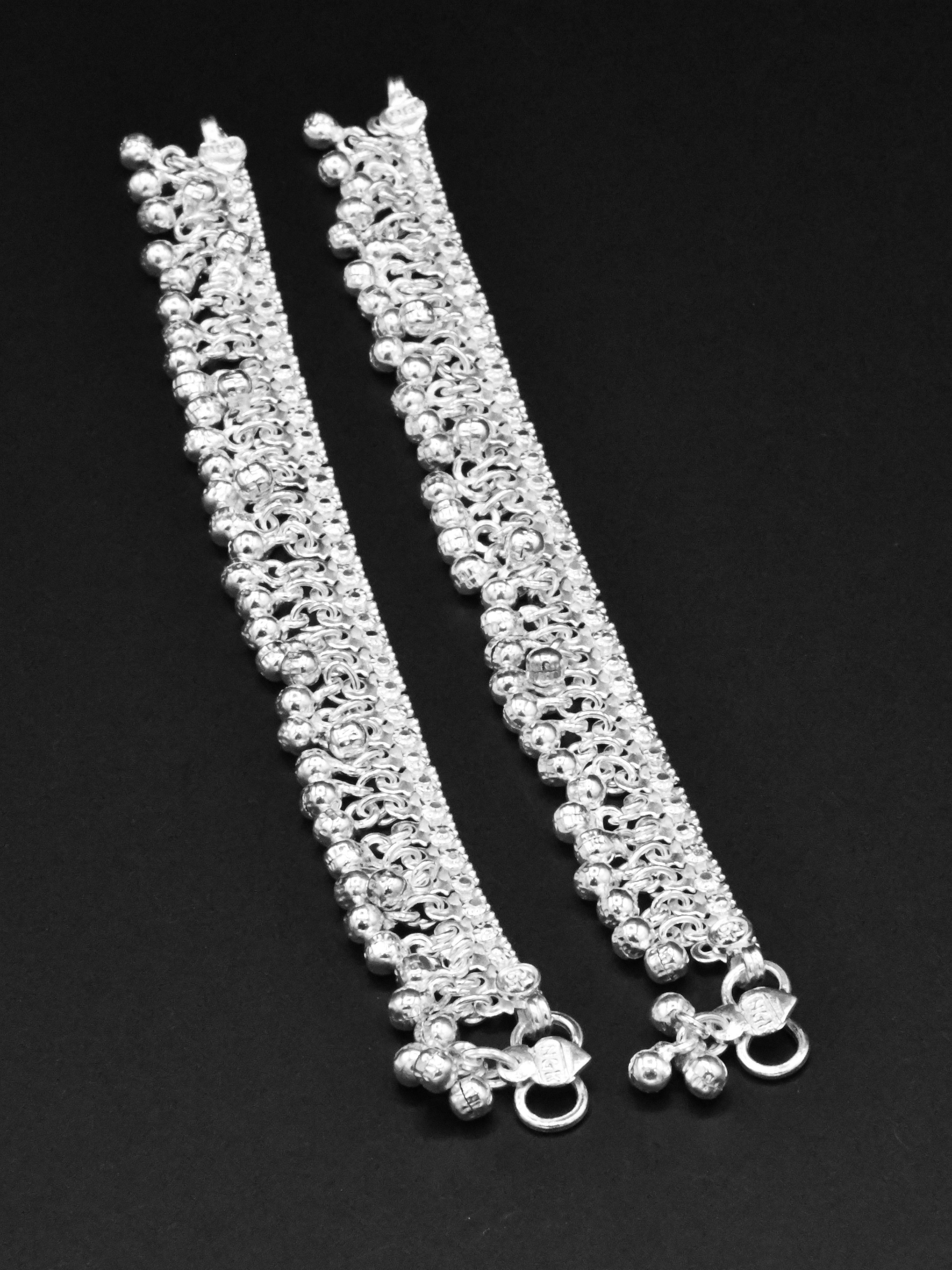 Baby Silver Anklets - Roop Darshan