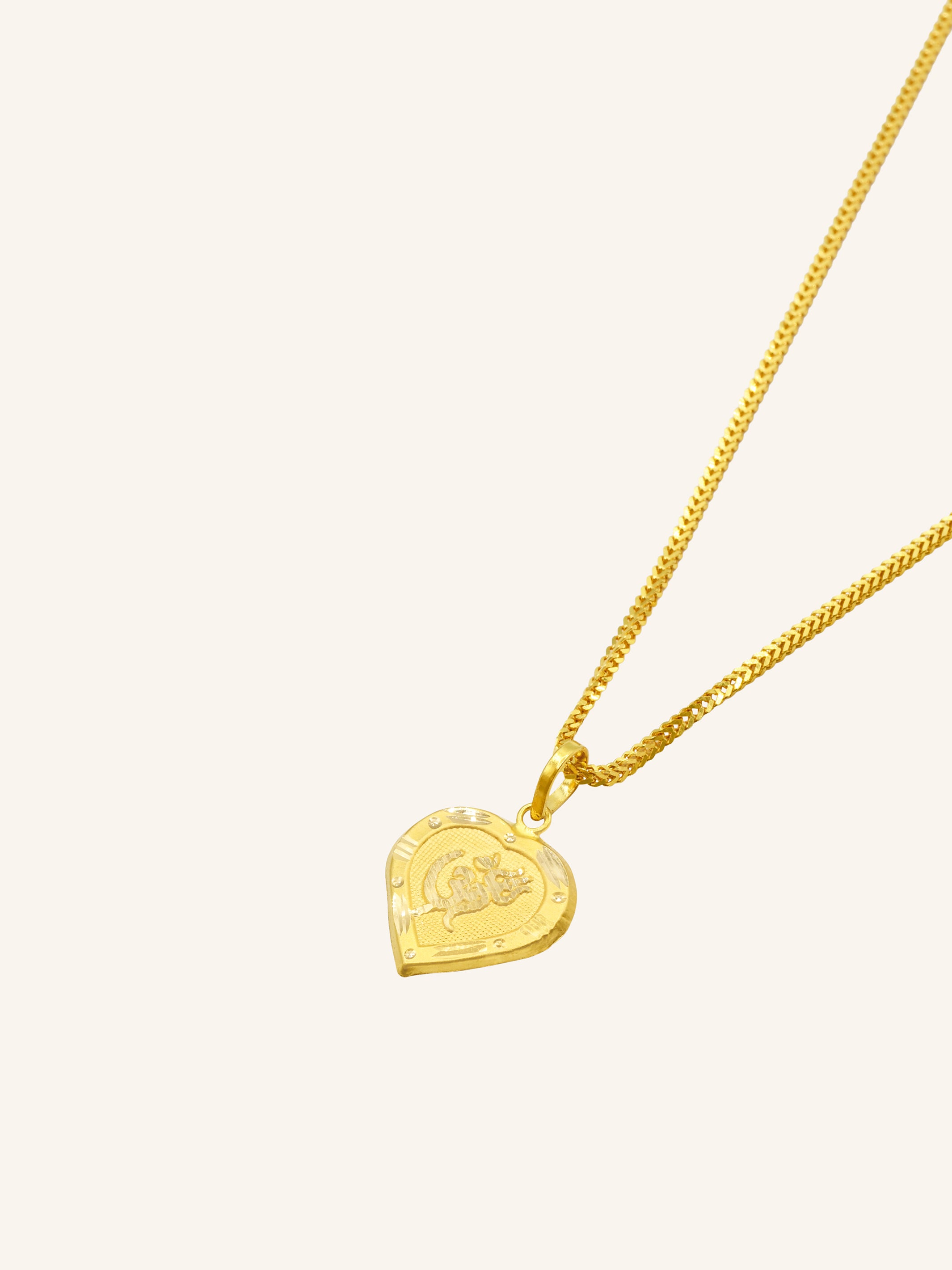 22ct Gold OM Trisul Pendant - Roop Darshan