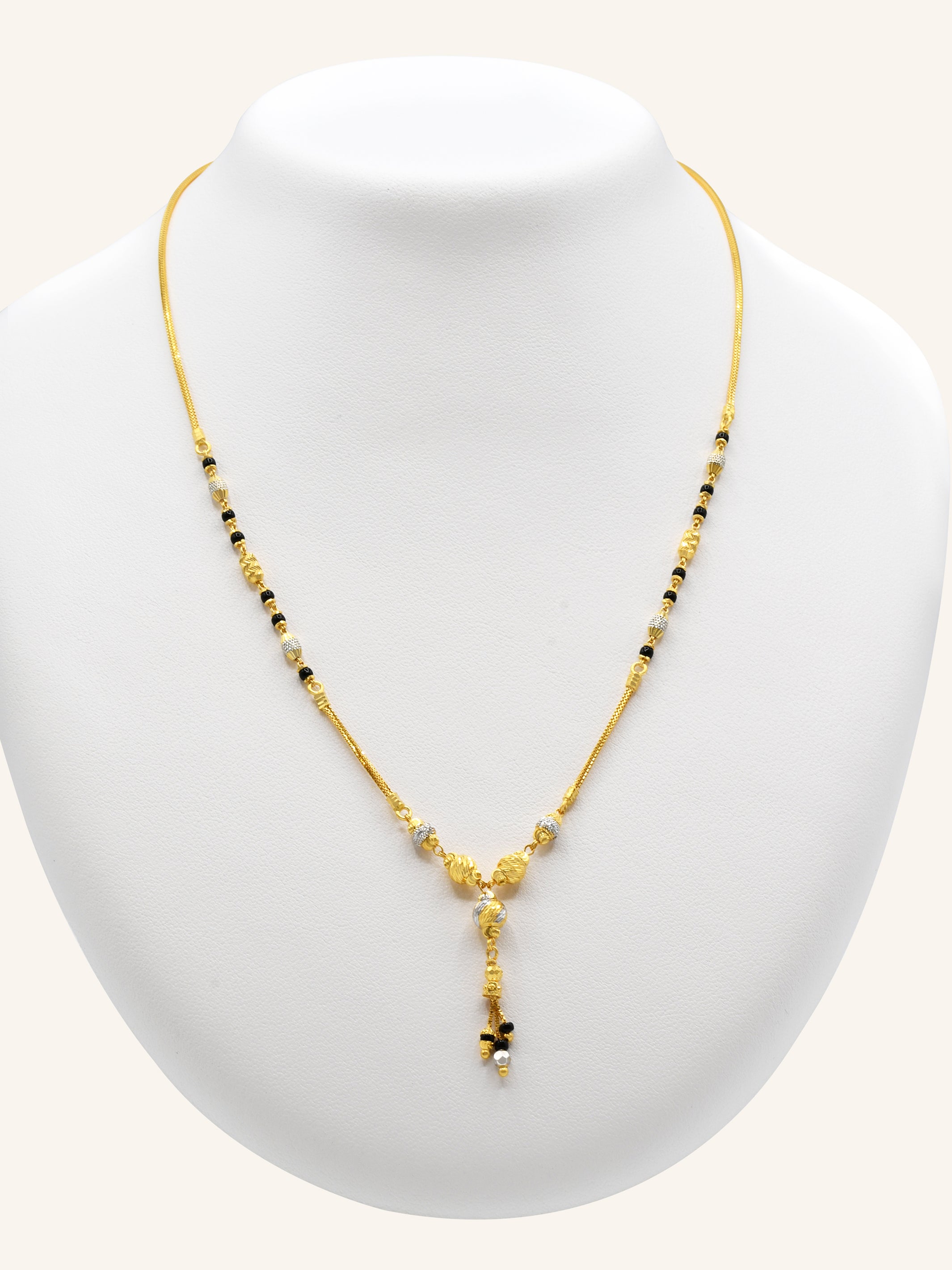 22ct Gold Ball Mangal Sutra - Roop Darshan