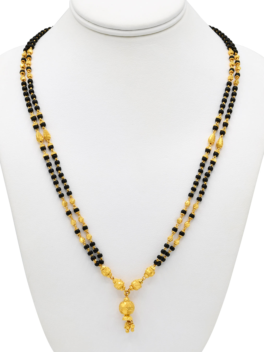 22ct Gold Ball 2 Row Mangal Sutra