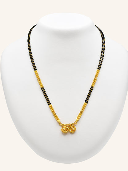 22ct Gold Two Row Mangal Sutra - Roop Darshan