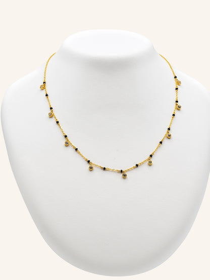 22ct Gold CZ Mangal Sutra - Roop Darshan