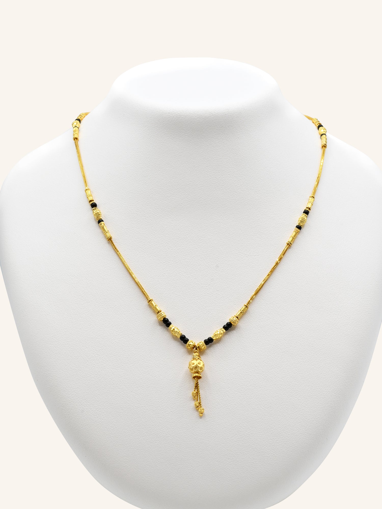 22ct Gold Ball Mangal Sutra - Roop Darshan