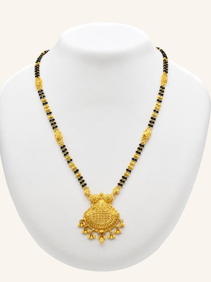 22ct Gold Two Row Mangal Sutra - Roop Darshan