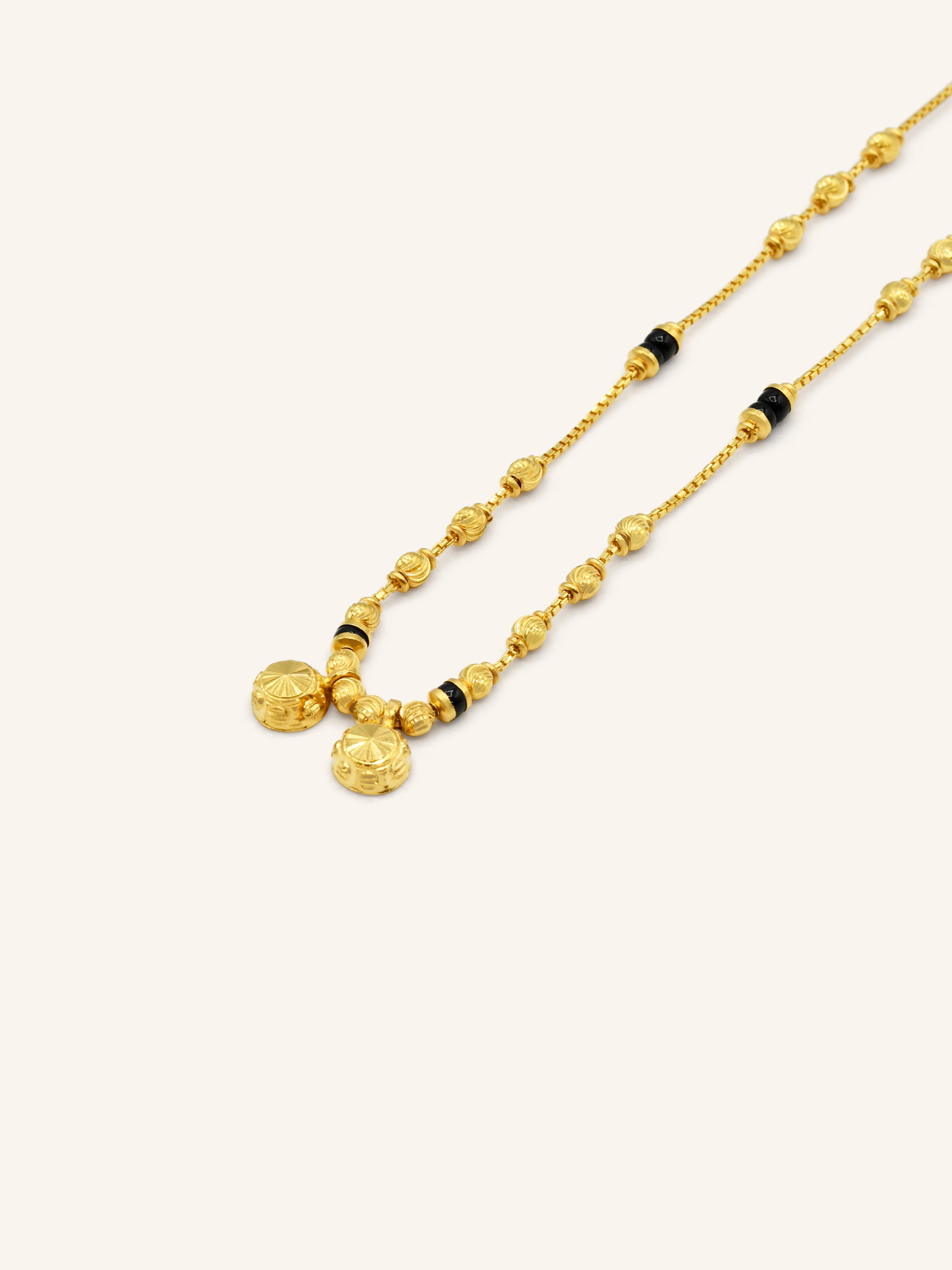 22ct Gold Ball Mangal Sutra - Roop Darshan