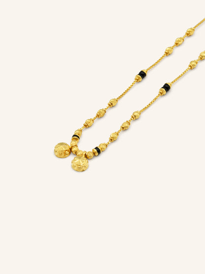 22ct Gold Ball Mangal Sutra - Roop Darshan