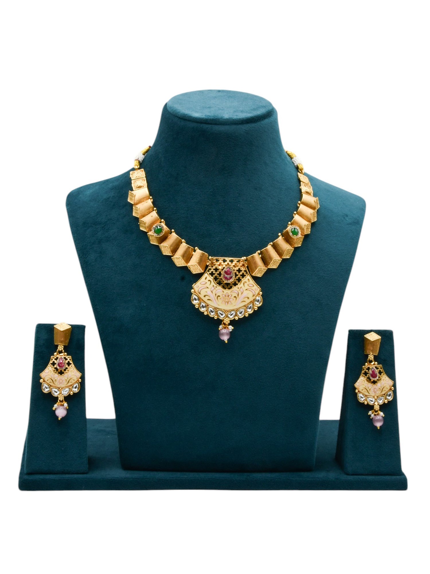 Costume Necklace Set - Roop Darshan