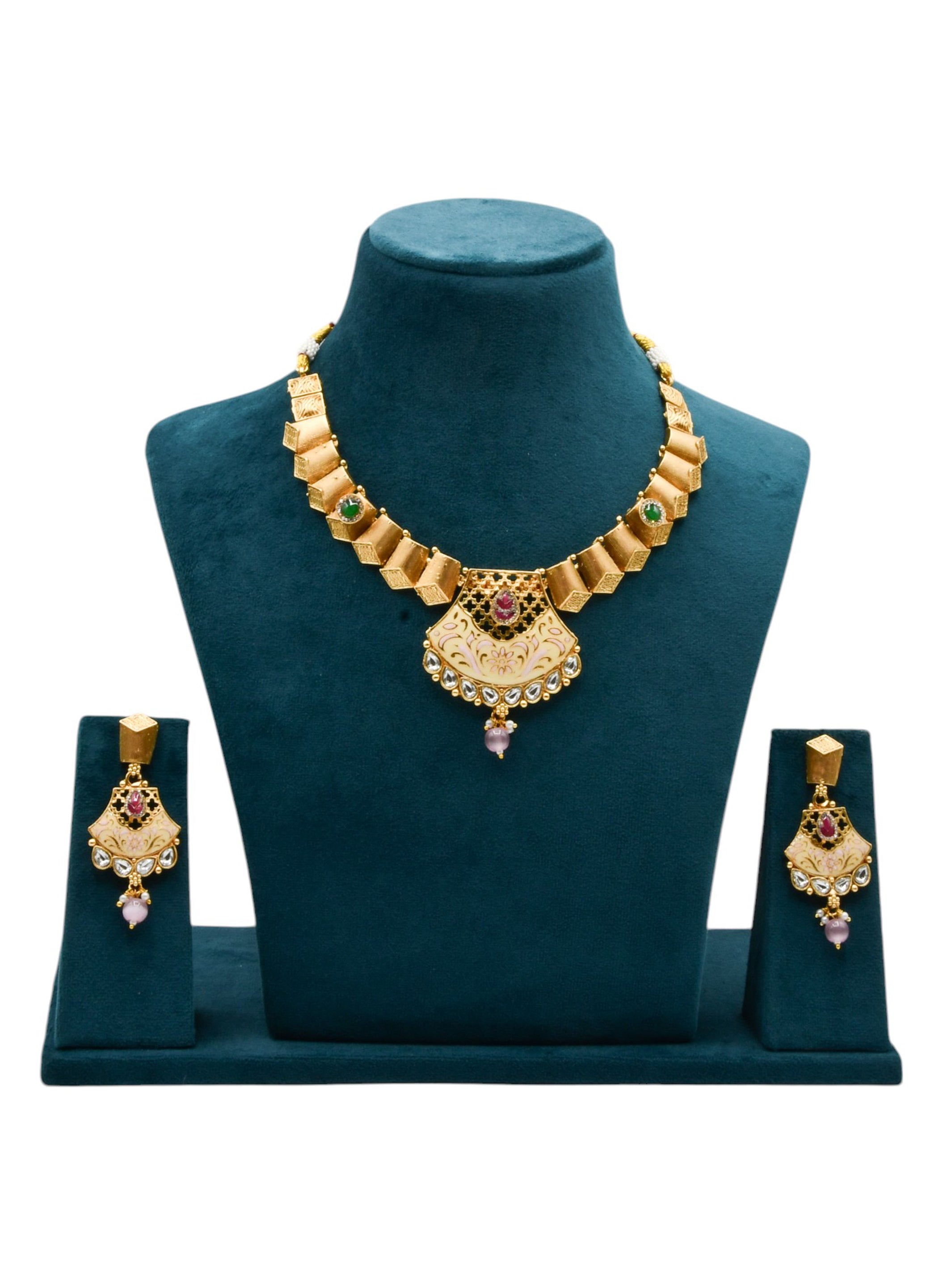 Costume Necklace Set - Roop Darshan