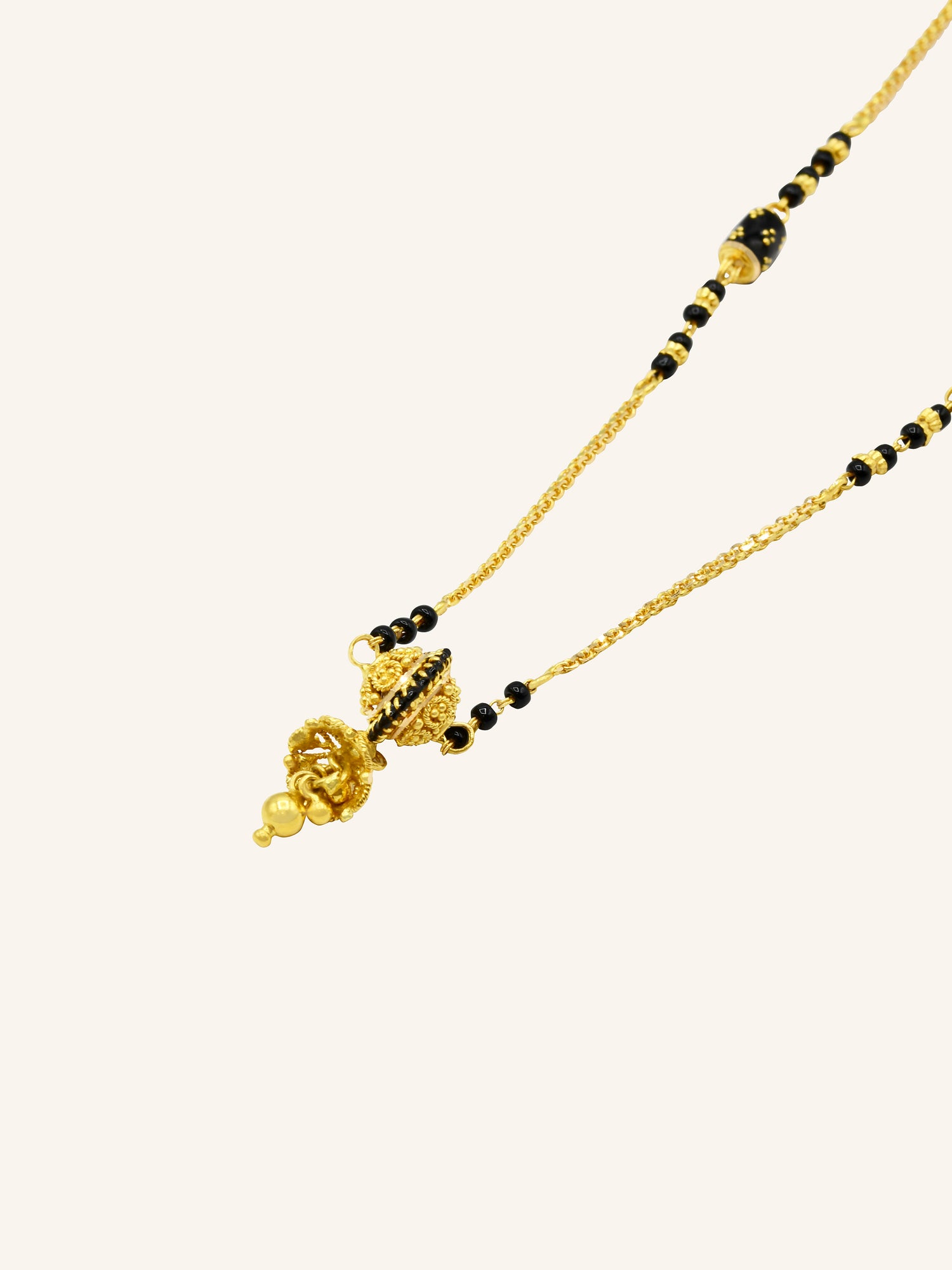 22ct Gold Ball Mangal Sutra - Roop Darshan