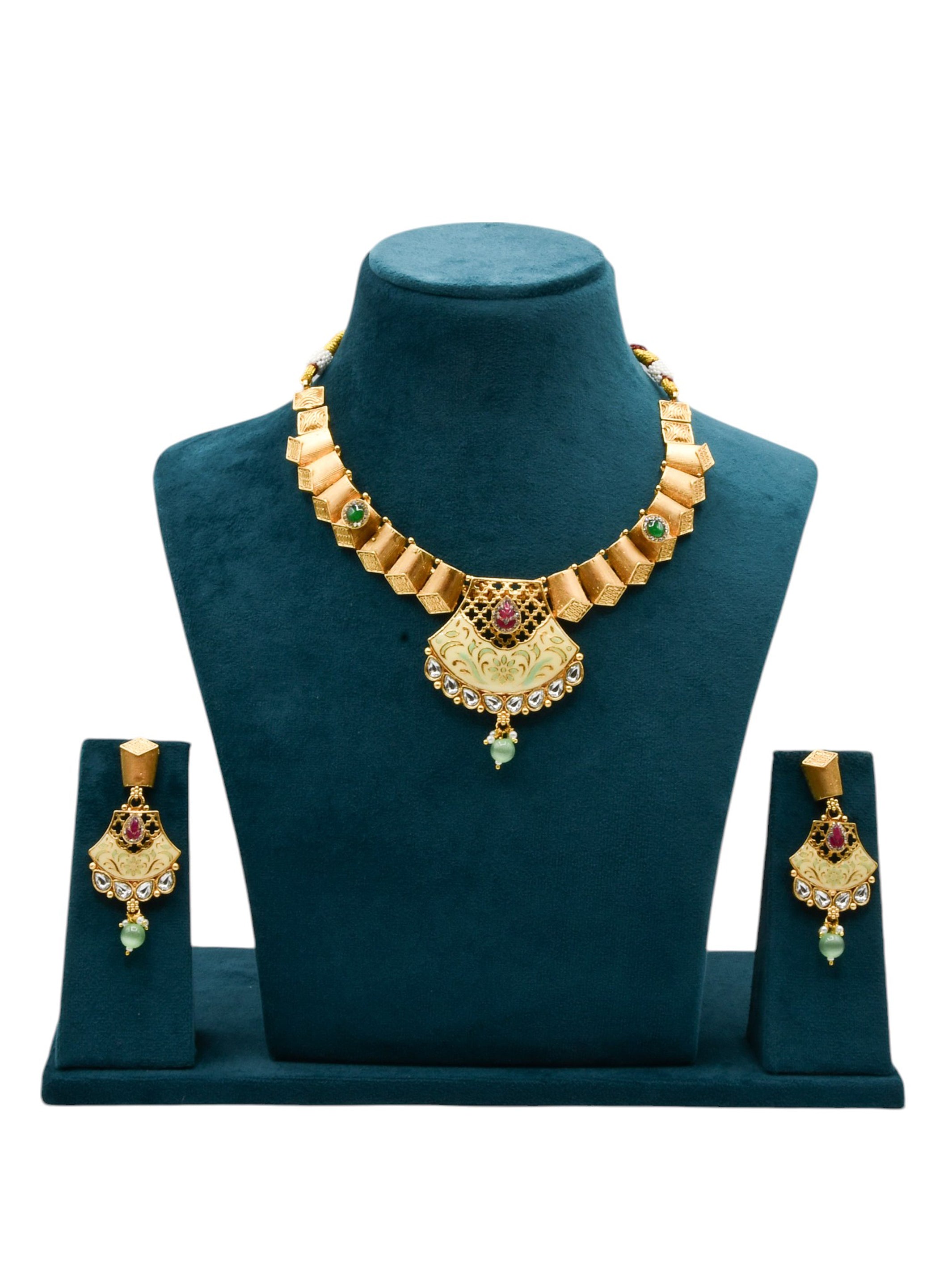 Costume Necklace Set - Roop Darshan