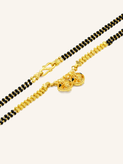 22ct Gold Two Row Mangal Sutra - Roop Darshan