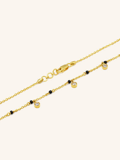 22ct Gold CZ Mangal Sutra - Roop Darshan