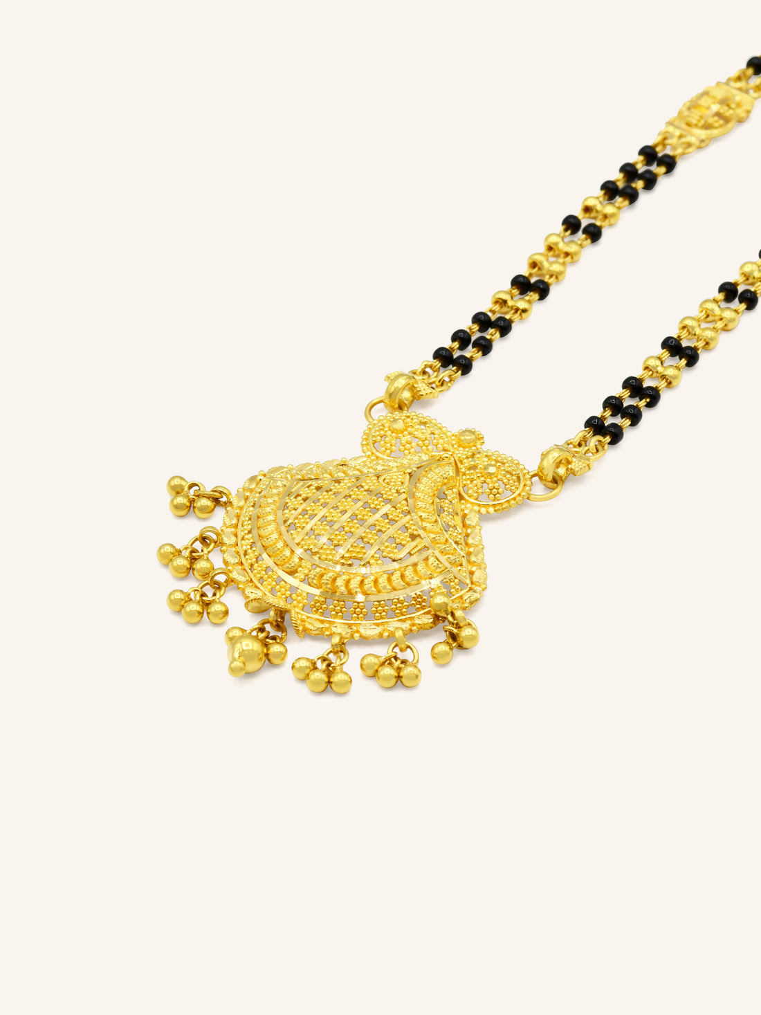22ct Gold Two Row Mangal Sutra - Roop Darshan