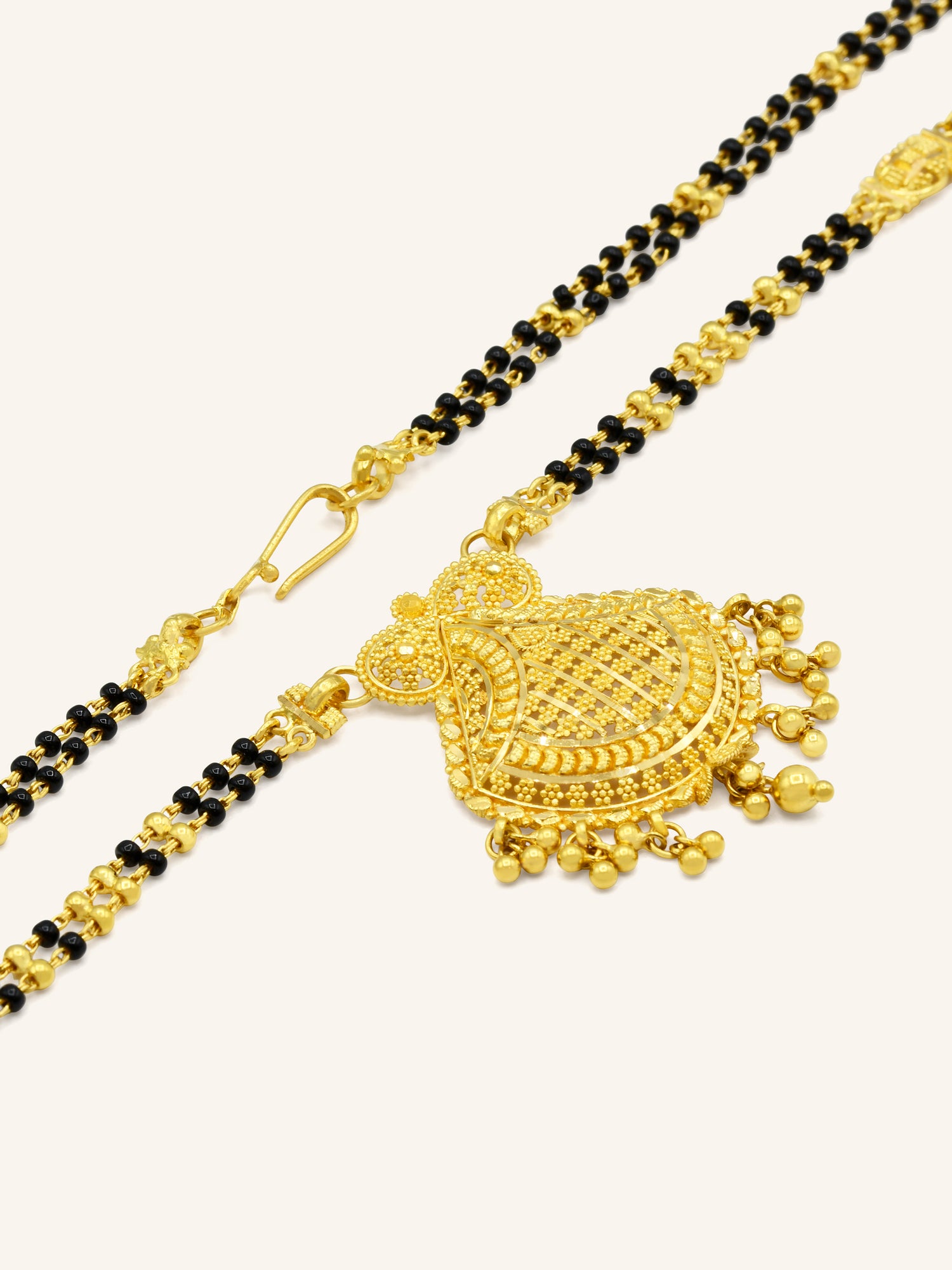 22ct Gold Two Row Mangal Sutra - Roop Darshan