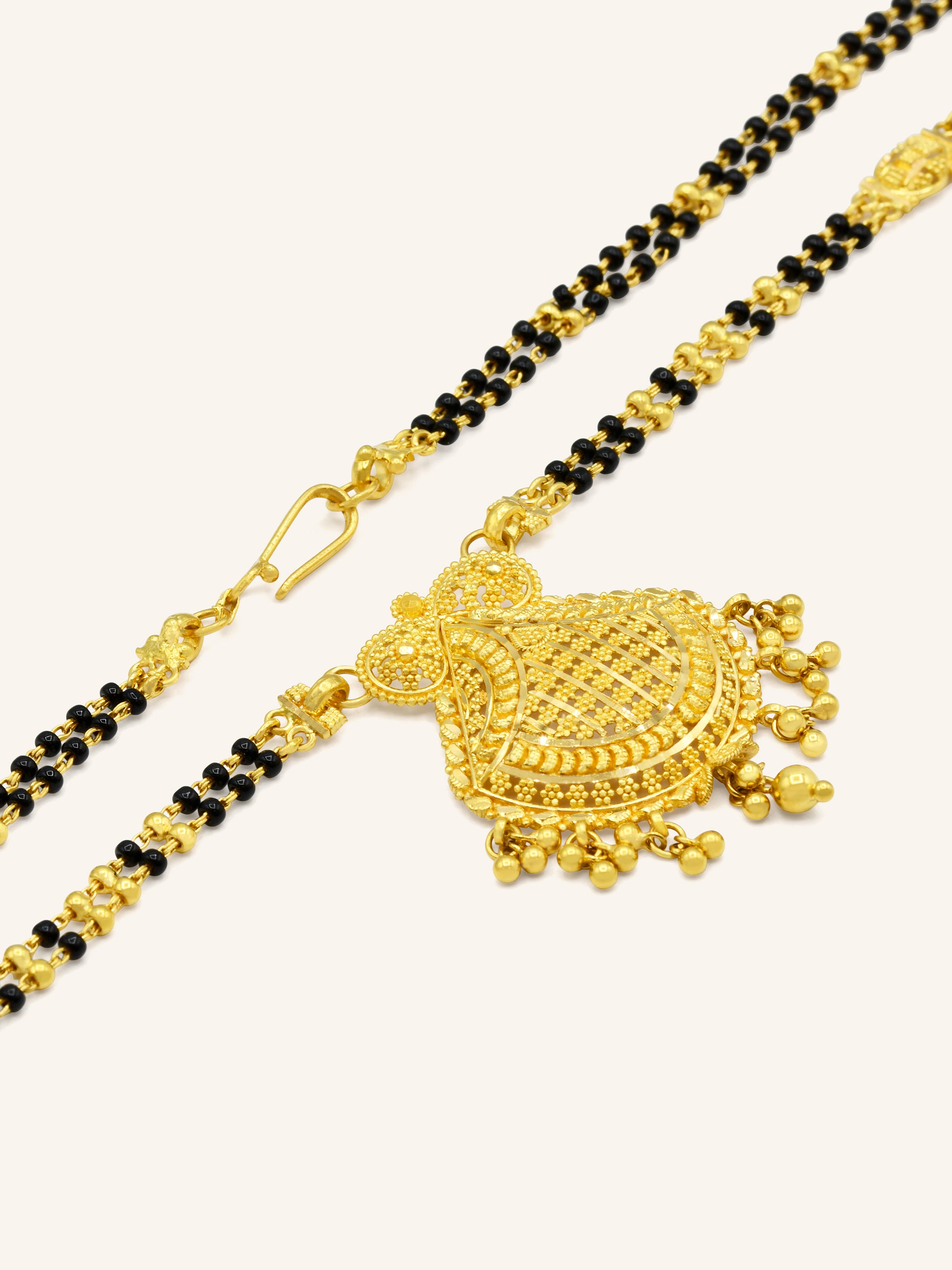 22ct Gold Two Row Mangal Sutra - Roop Darshan
