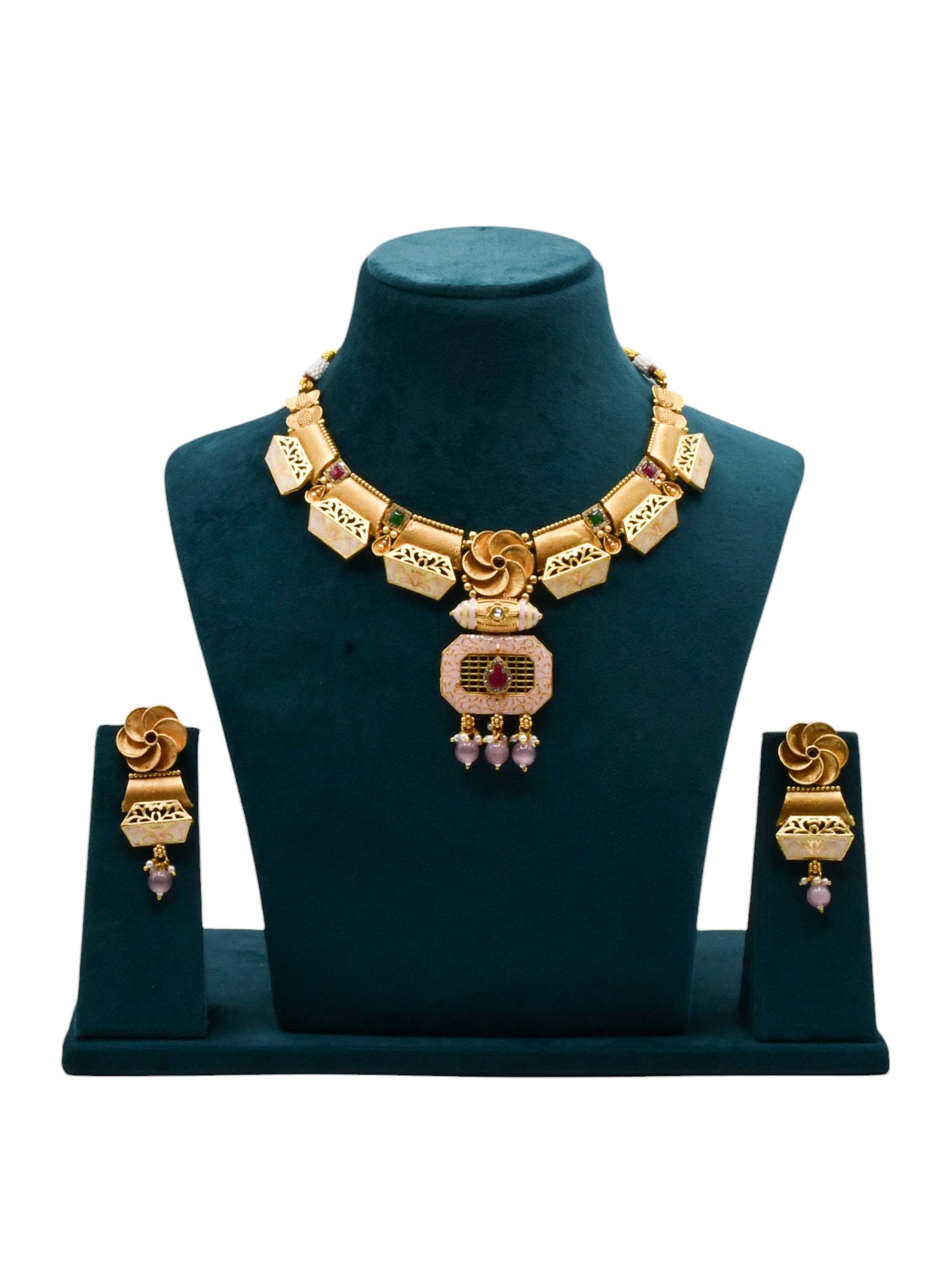 Costume Necklace Set - Roop Darshan
