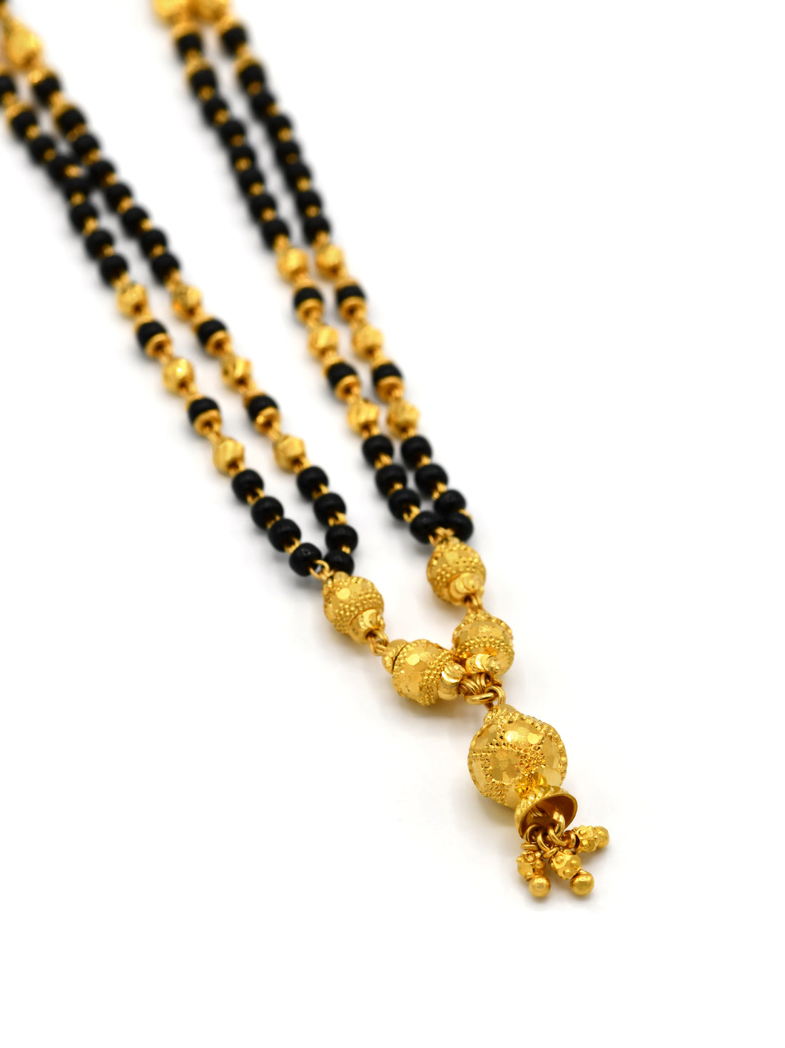 22ct Gold Ball 2 Row Mangal Sutra