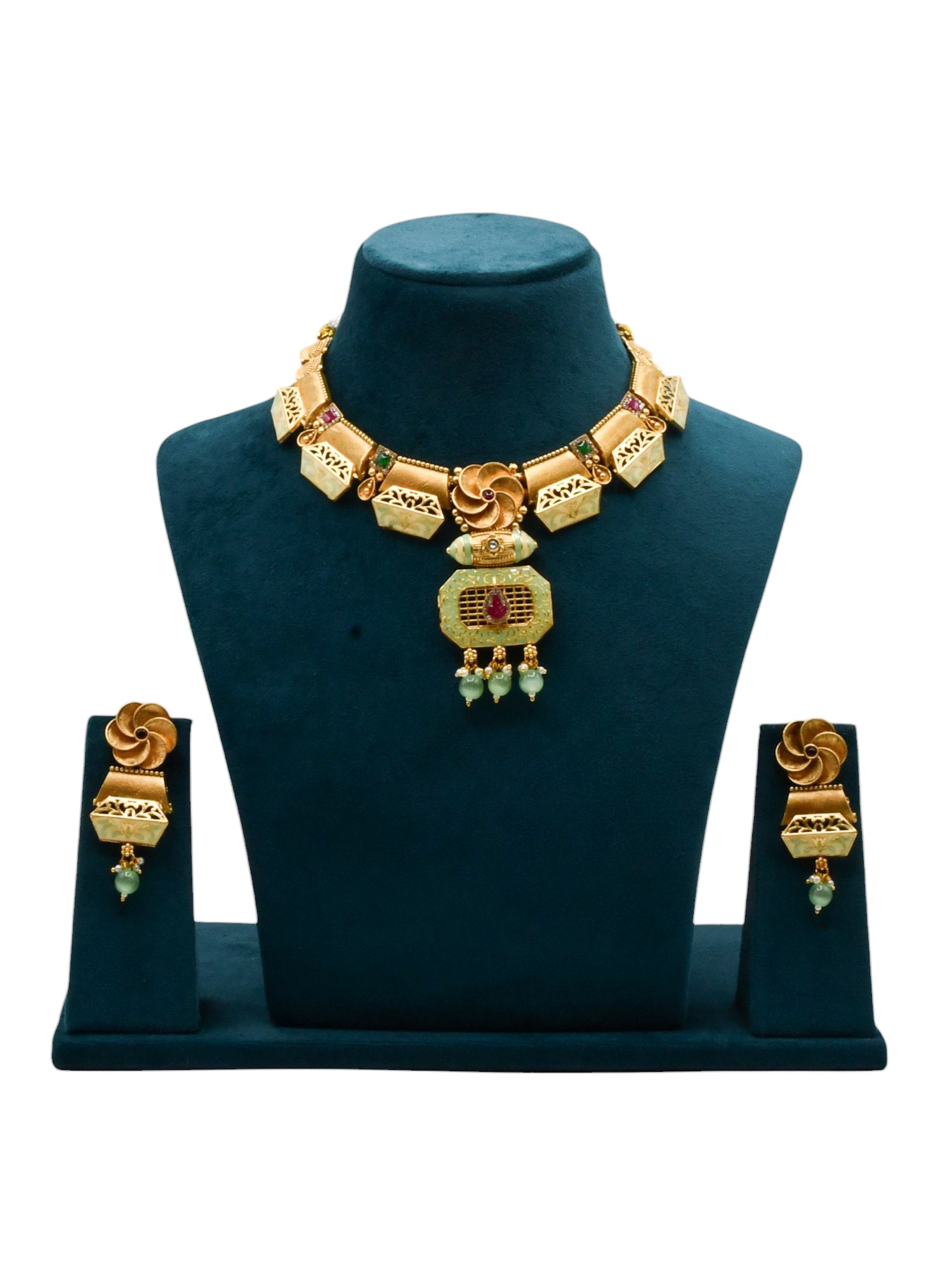 Costume Necklace Set - Roop Darshan