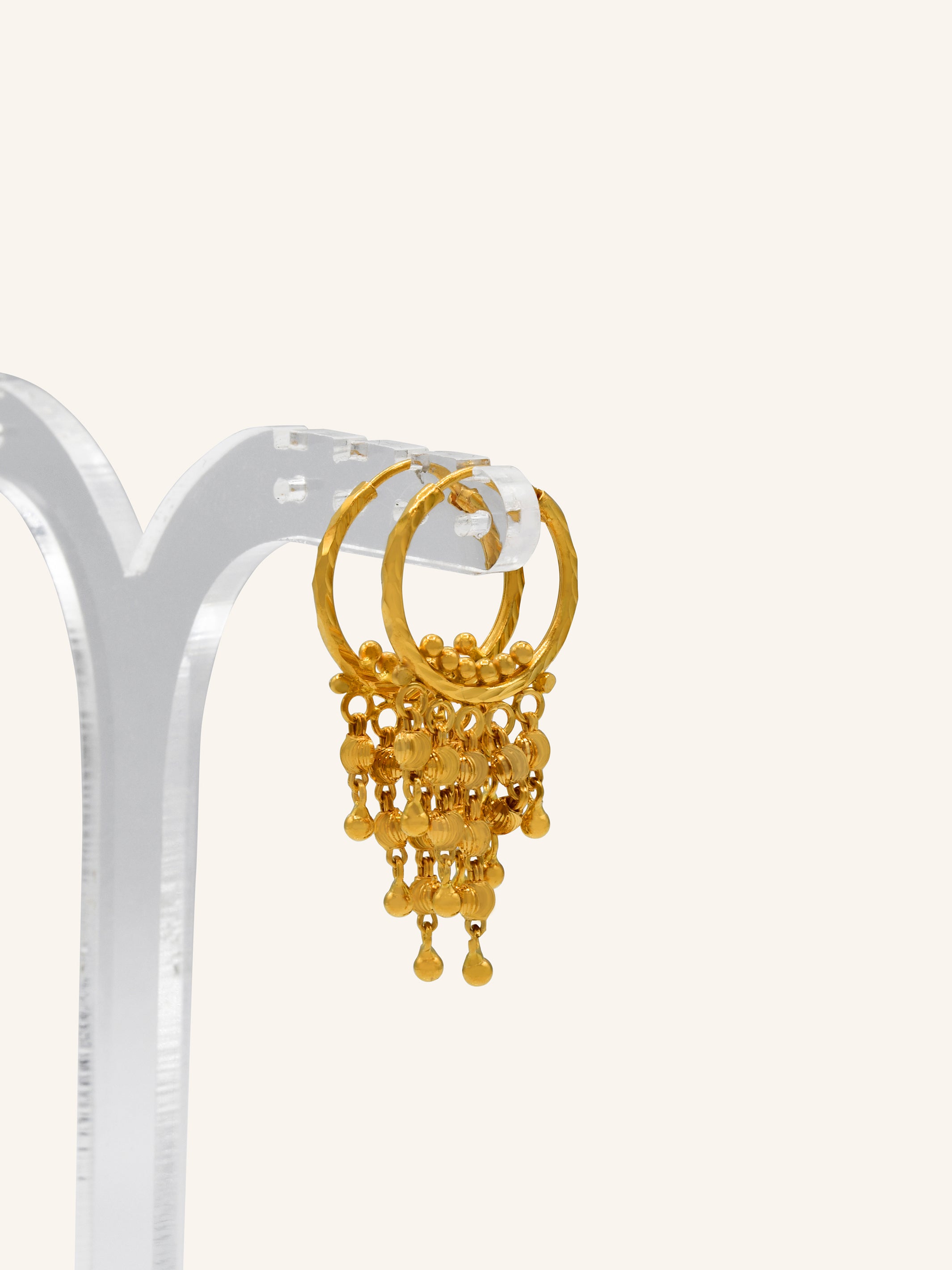 22ct Gold Hanging Bali 3.40 GMS - Roop Darshan