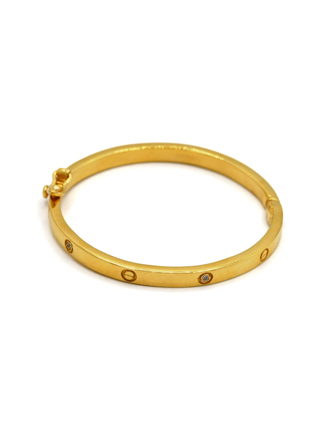 22ct Gold 1 Piece Baby Bangle