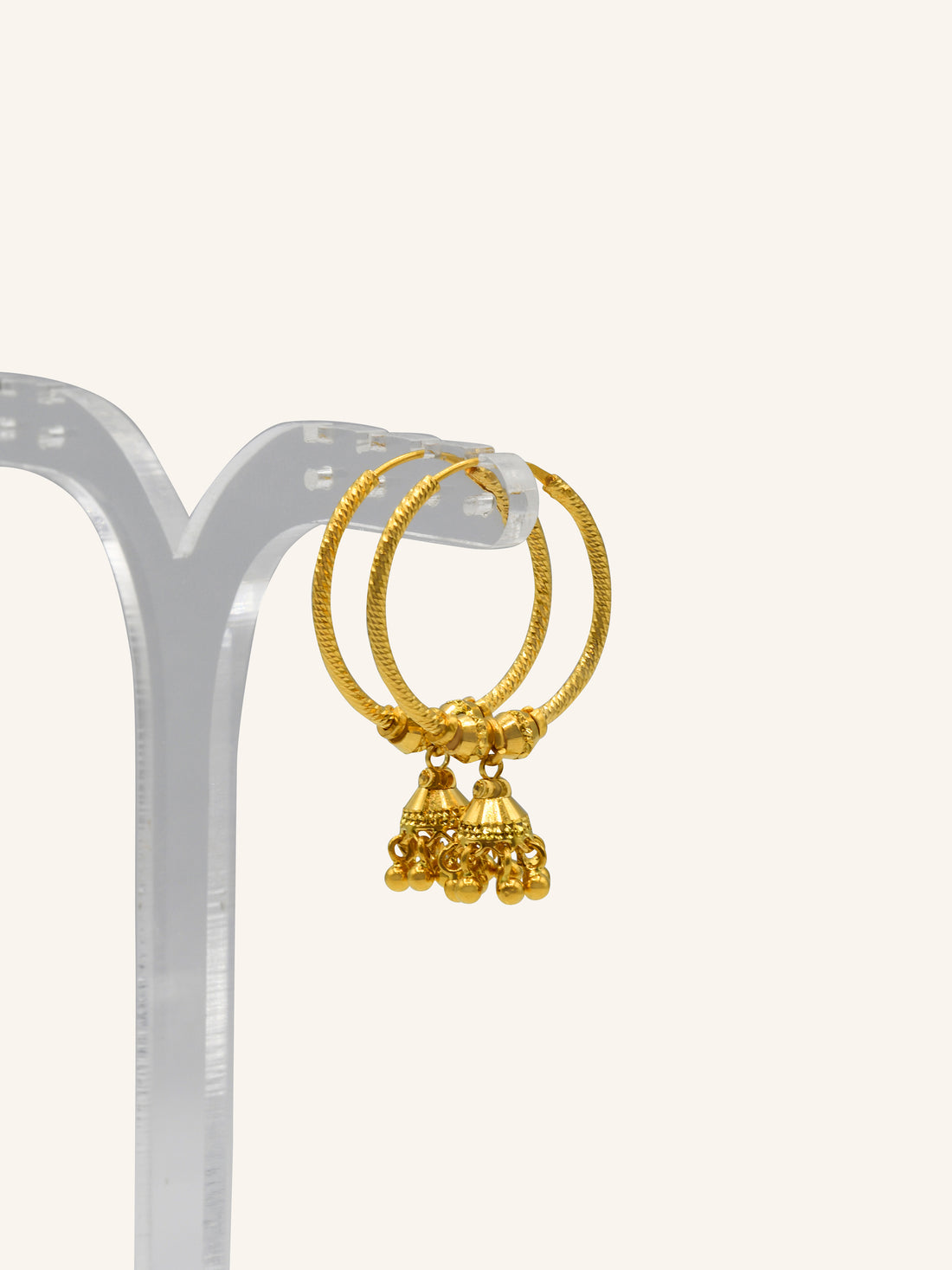 22ct Gold Jhumki Bali 4.14 GMS - Roop Darshan