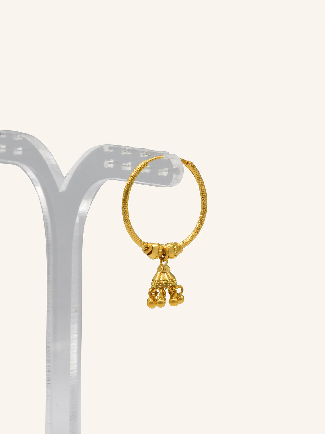 22ct Gold Jhumki Bali 4.14 GMS - Roop Darshan