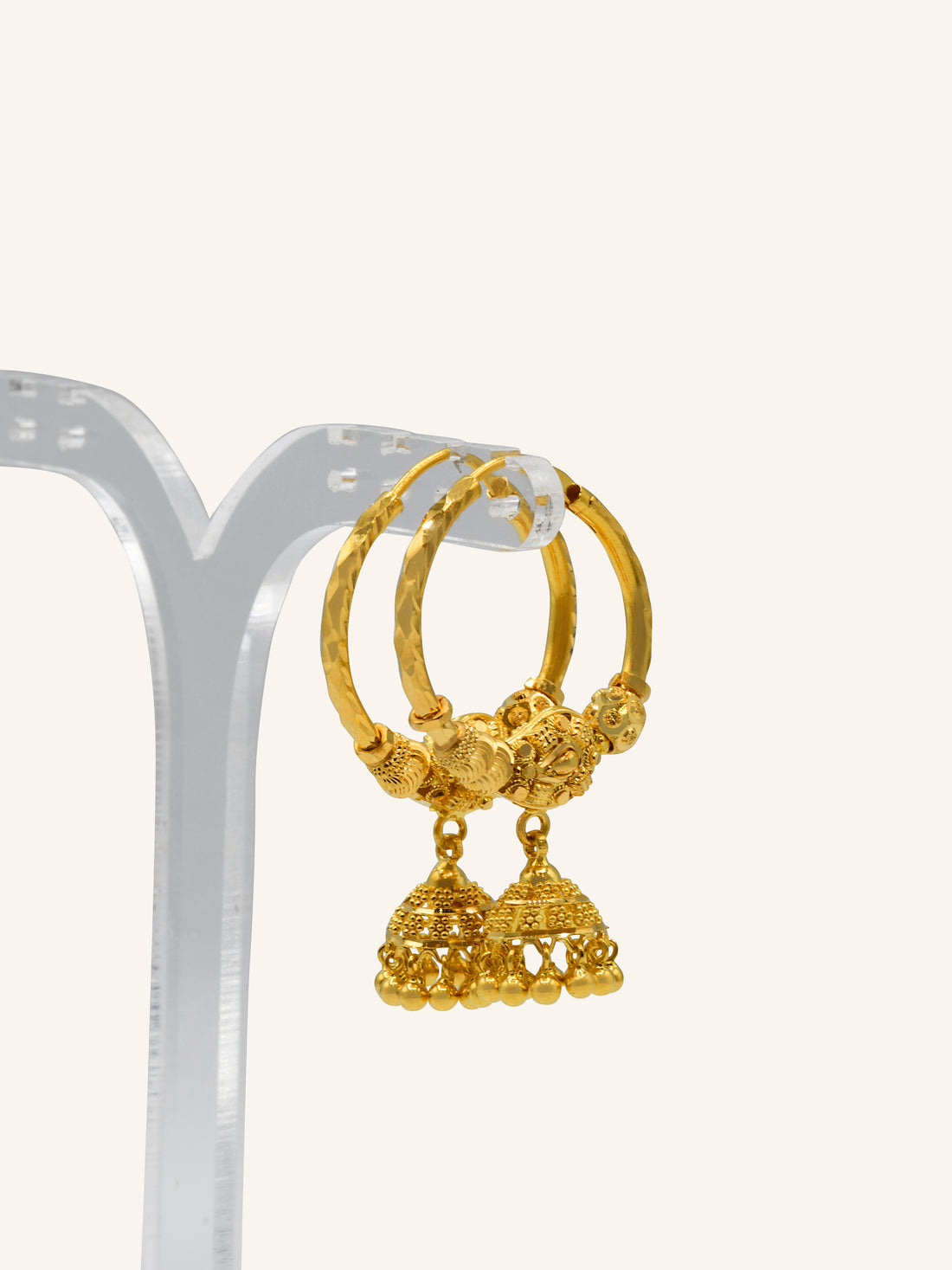 22ct Gold Jhumki Bali 8.49 GMS - Roop Darshan