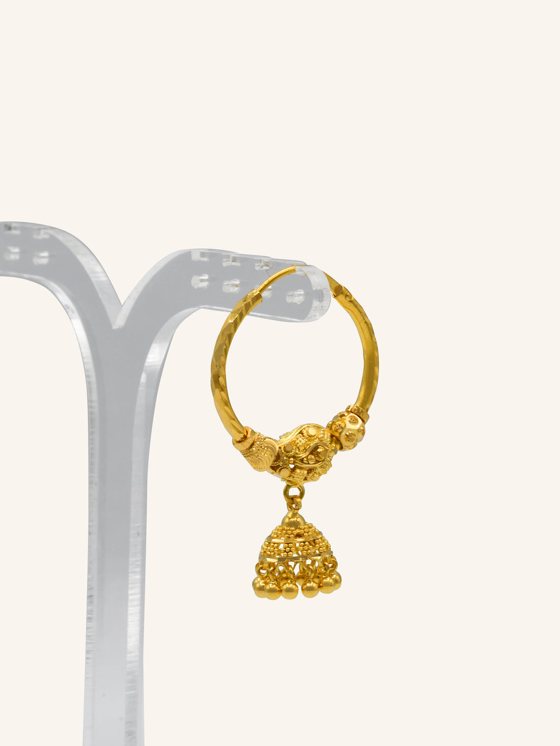 22ct Gold Jhumki Bali 8.49 GMS - Roop Darshan