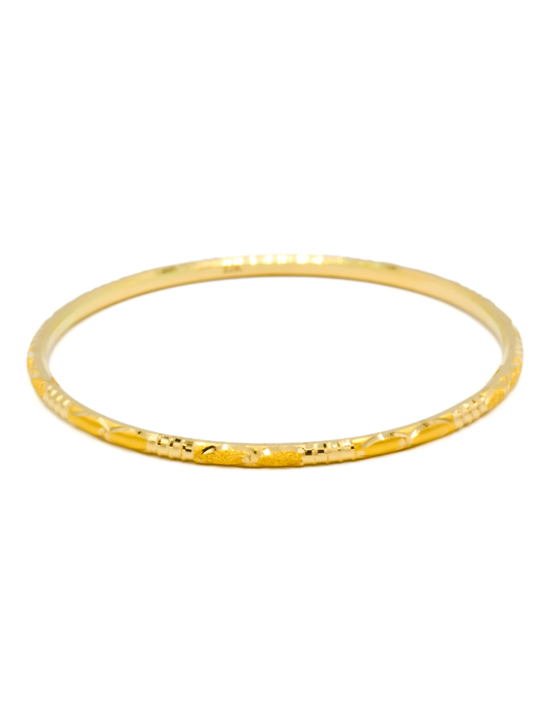 22ct Gold Pair Bangle - Roop Darshan