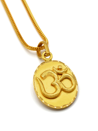 22ct Gold Om Pendant