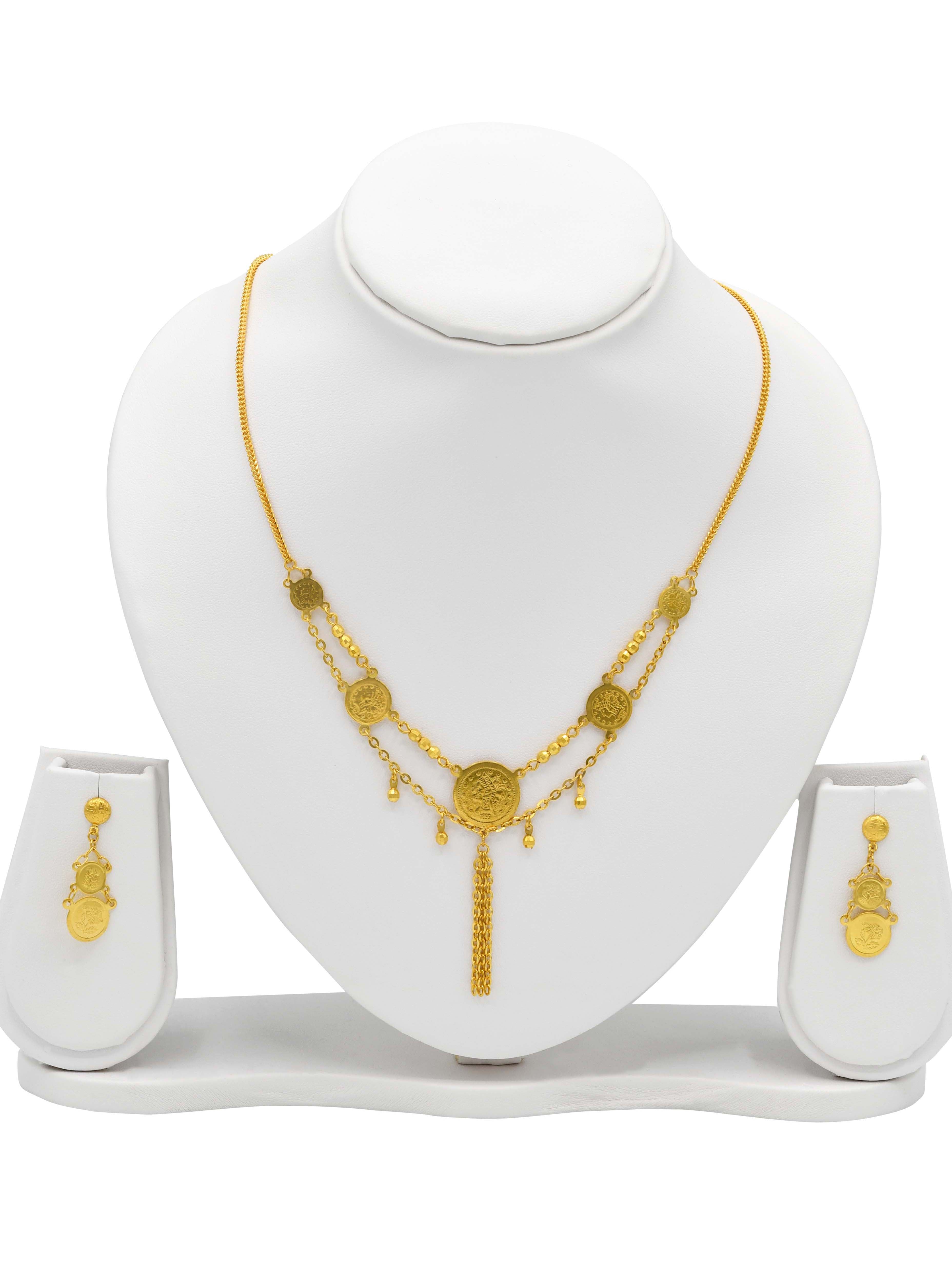 22ct Gold Sovereign Necklace Set