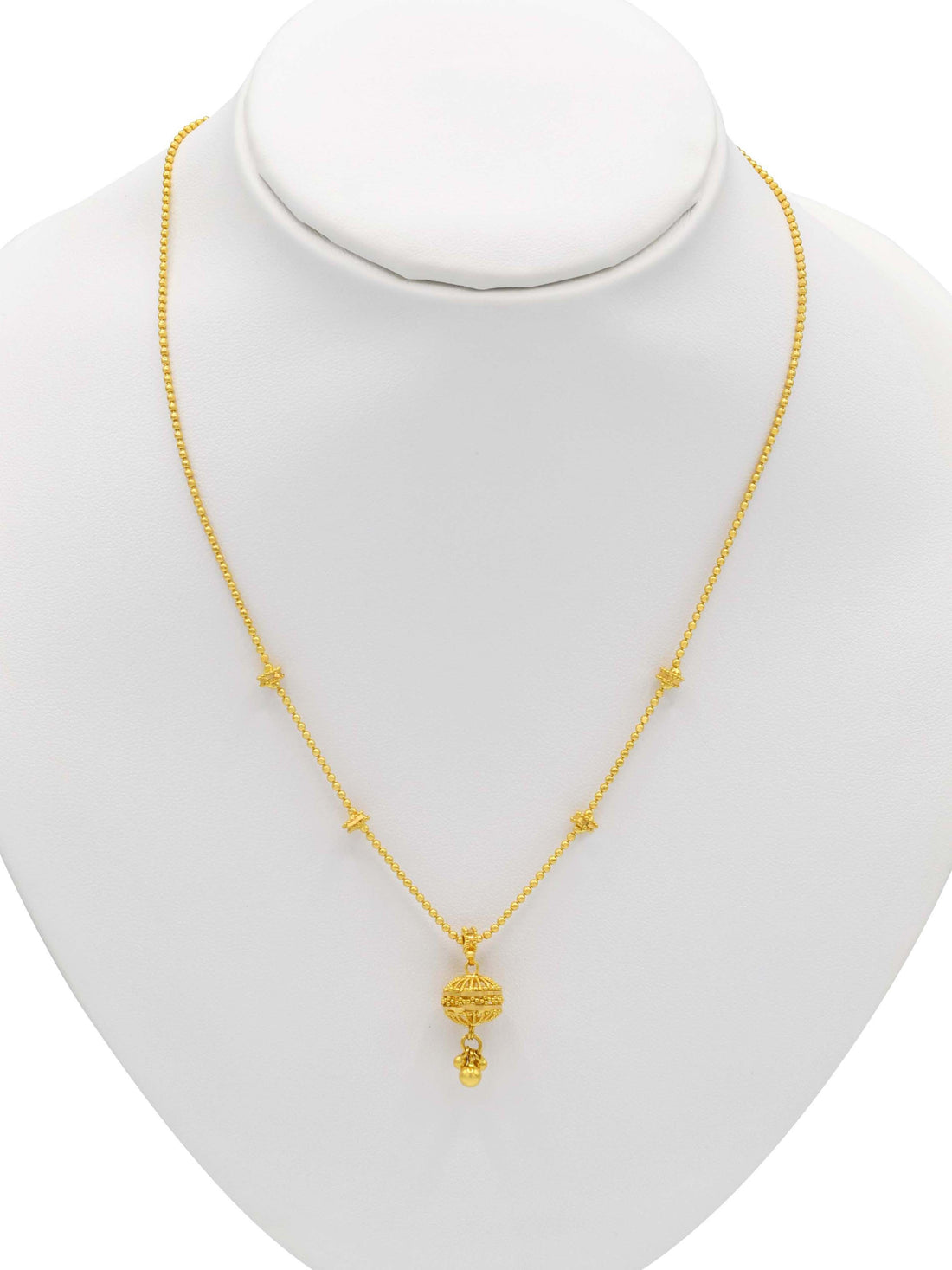 22ct Gold Ball Necklace Set