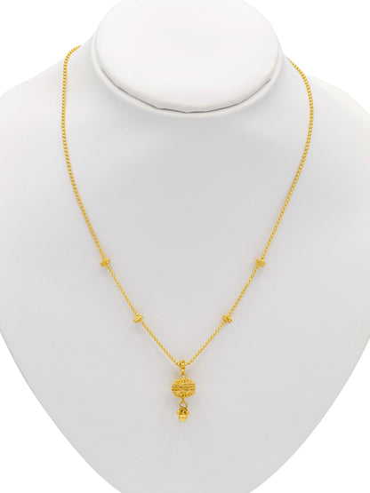 22ct Gold Ball Necklace Set