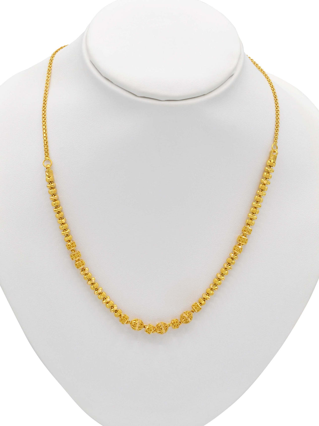 22ct Gold Ball Necklace Set