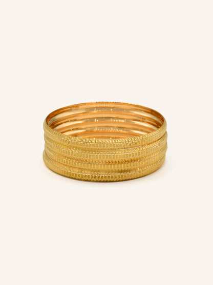 22ct Gold Bangle 4 Piece - Roop Darshan