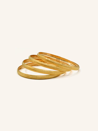 22ct Gold Bangle 4 Piece - Roop Darshan