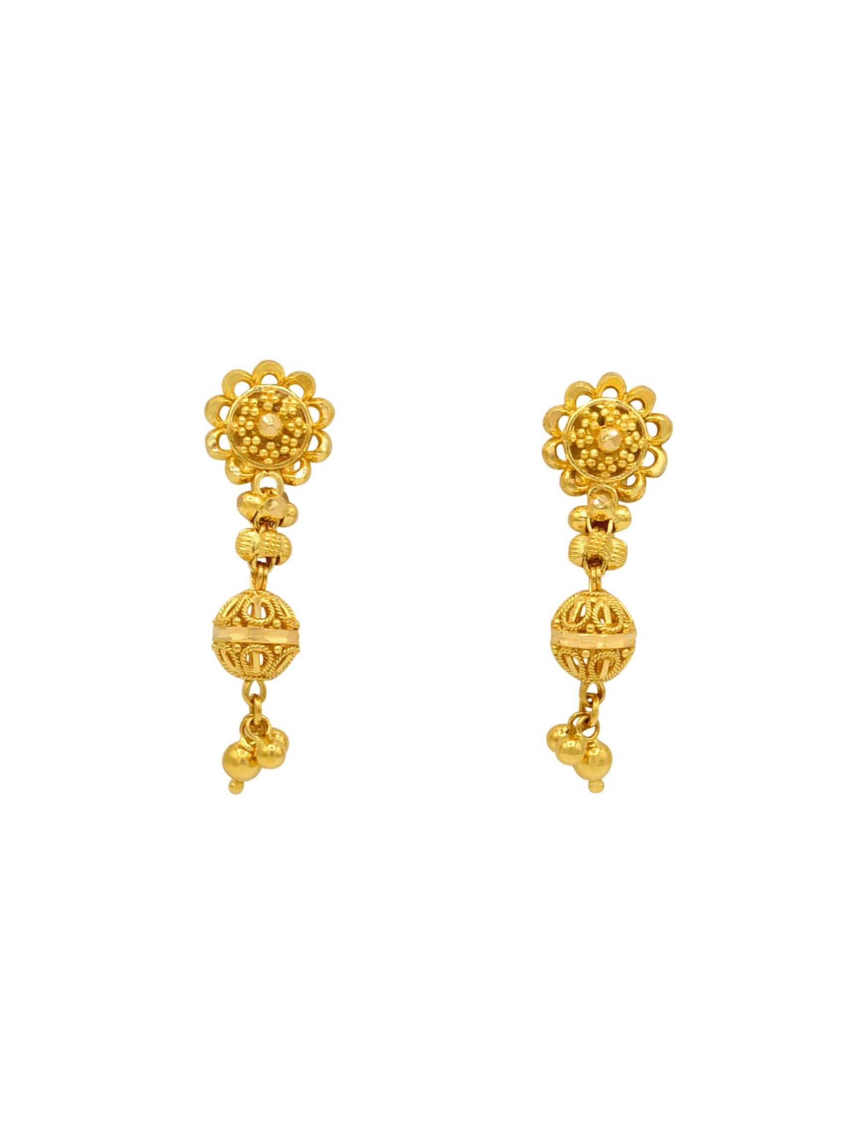 22ct Gold Ball Necklace Set