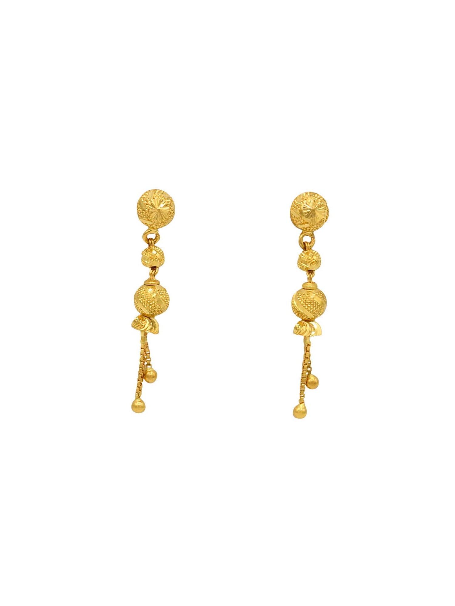 22ct Gold Ball Necklace Set