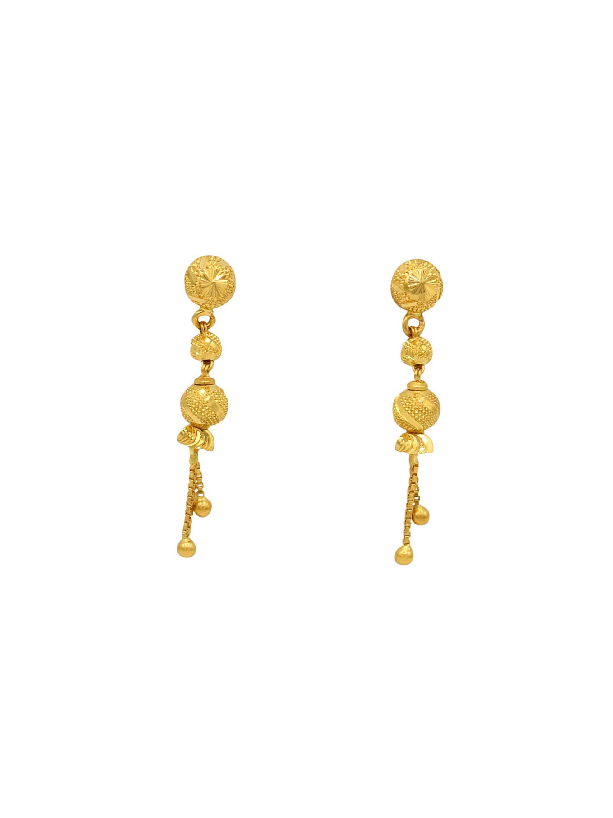 22ct Gold Ball Necklace Set
