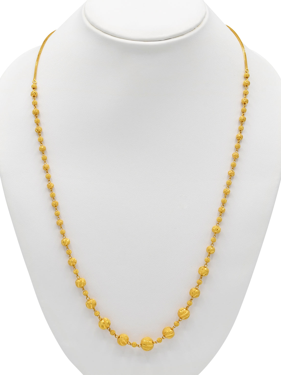 22ct Gold Ball Fancy Chain