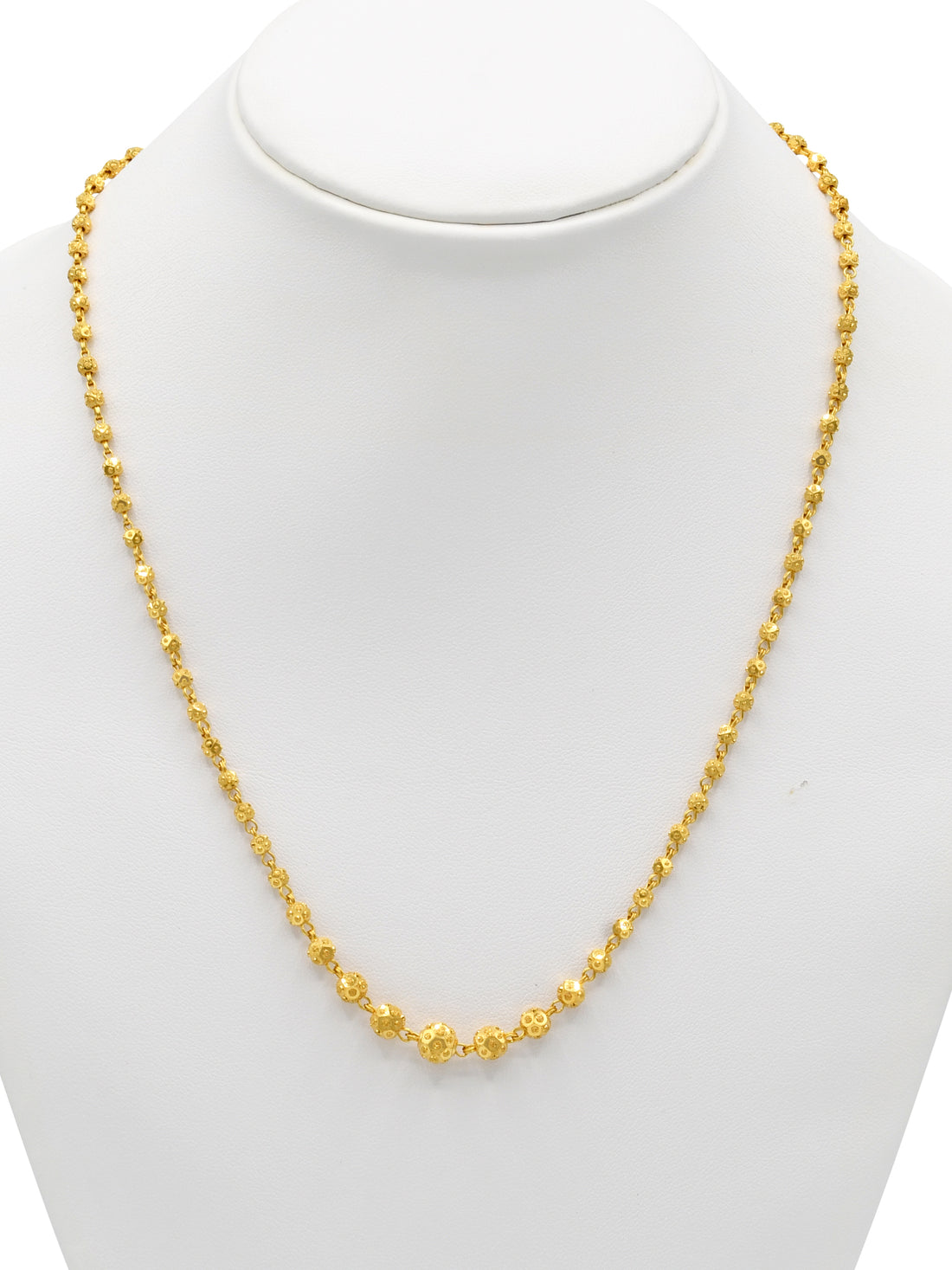 22ct Gold Ball Fancy Chain