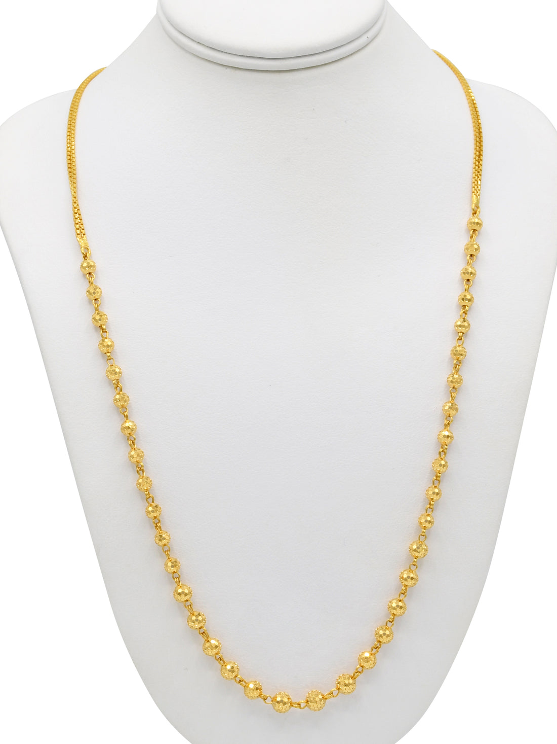 22ct Gold Ball Fancy Chain