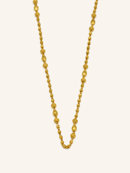 22ct Gold Ball Fancy Chain - Roop Darshan