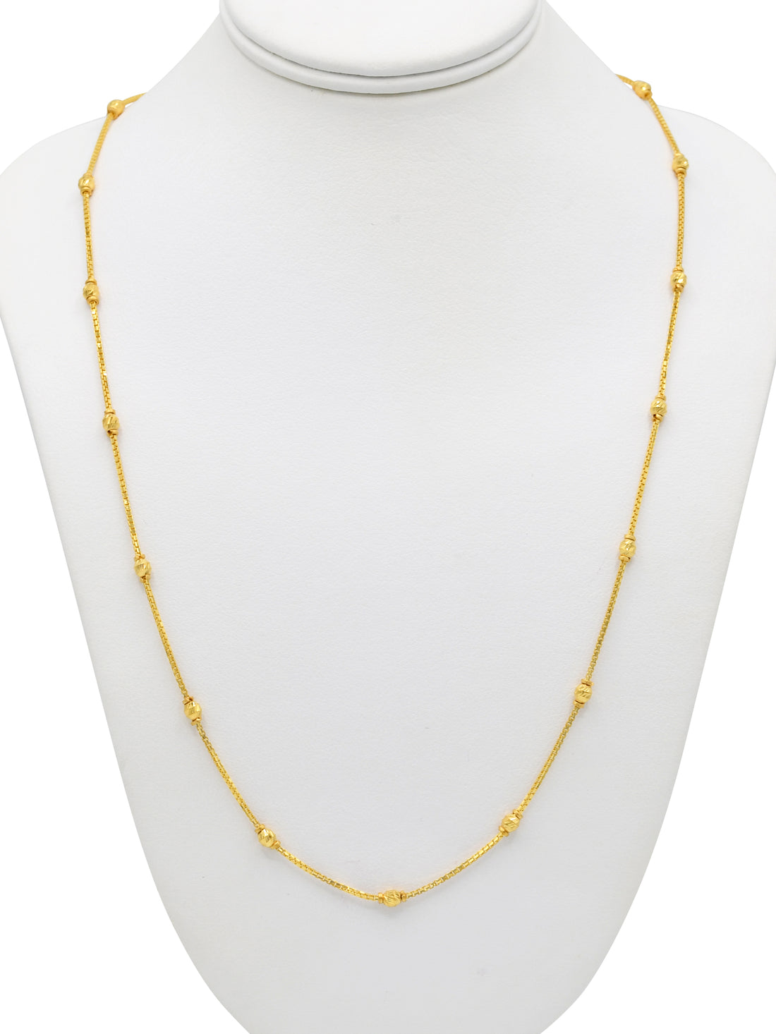 22ct Gold Ball Fancy Chain