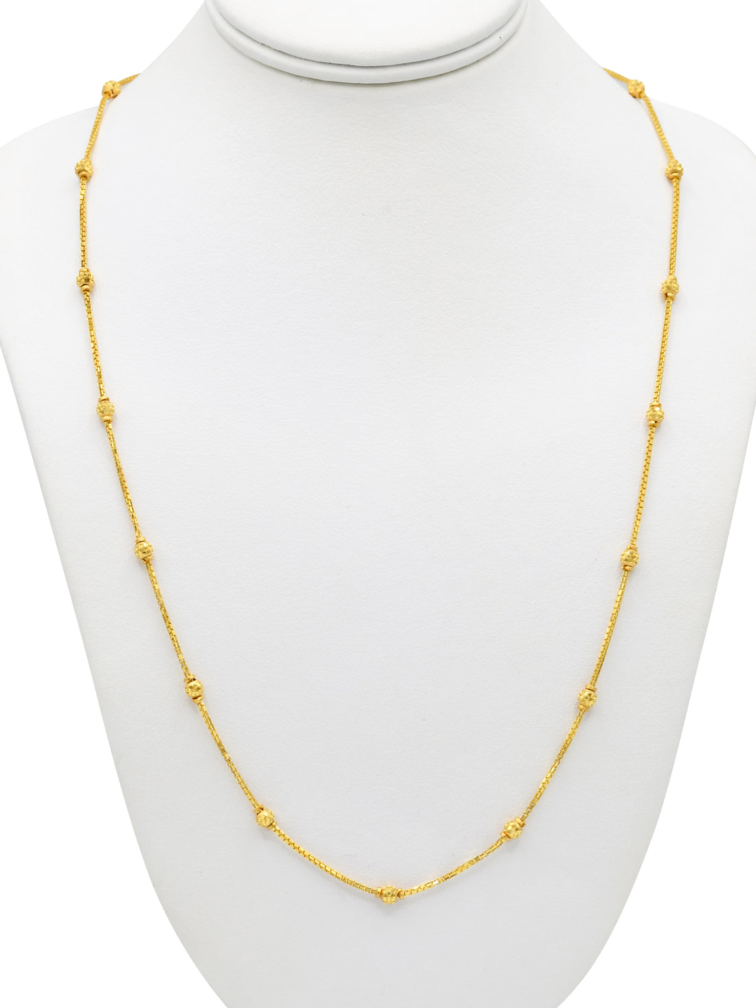 22ct Gold Ball Fancy Chain