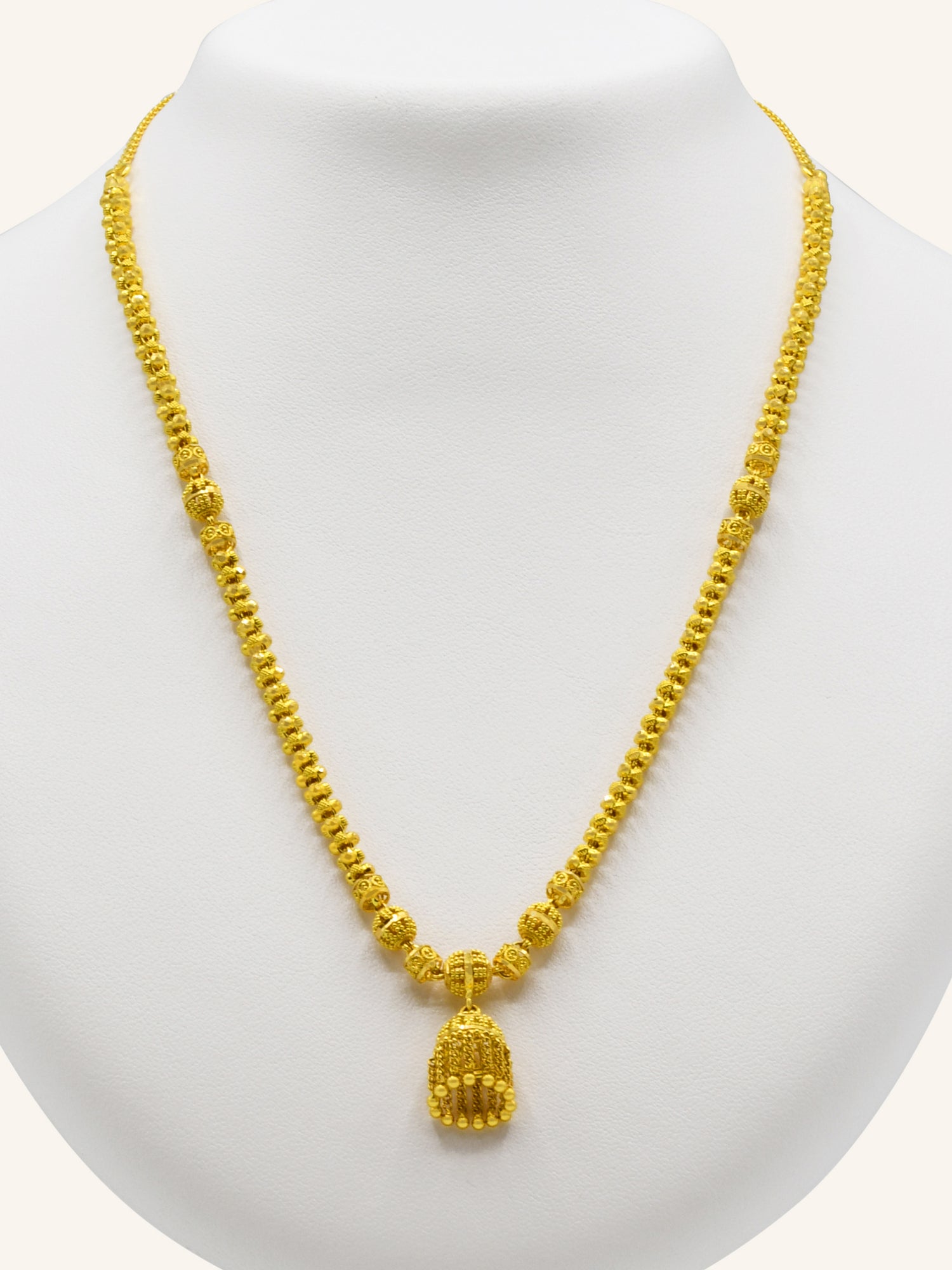 22ct Jhumki Fancy Chain - Roop Darshan