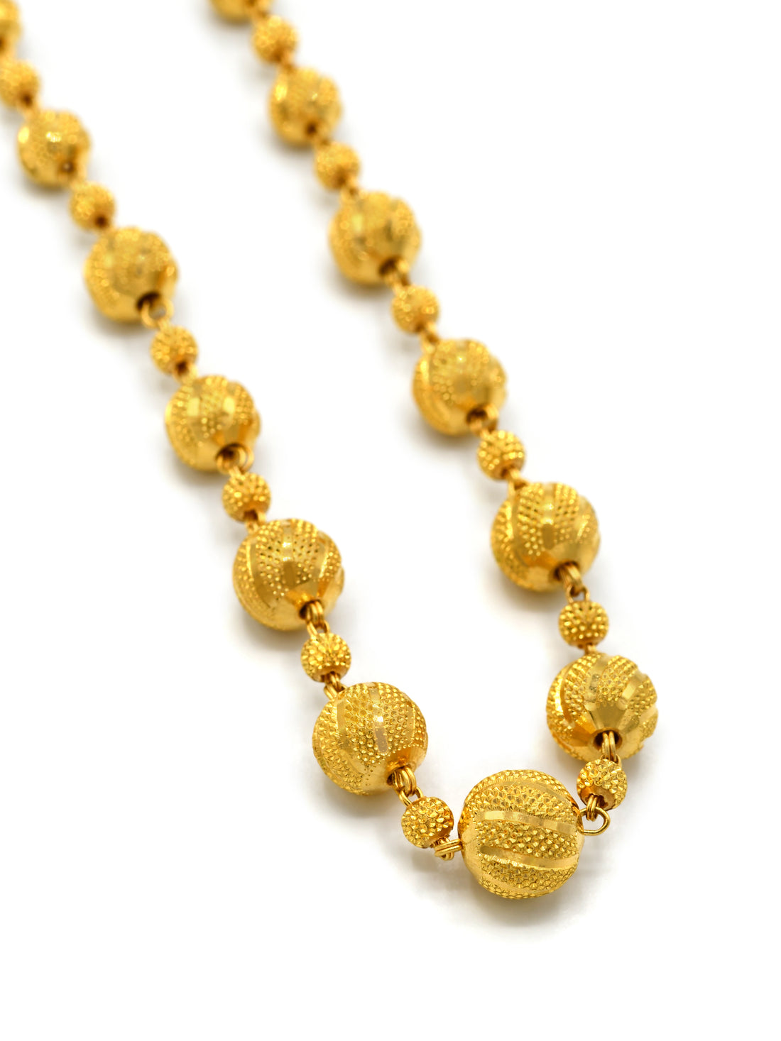 22ct Gold Ball Fancy Chain