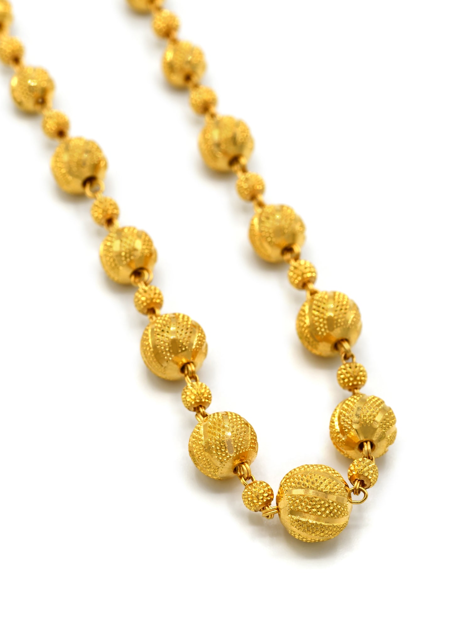 22ct Gold Ball Fancy Chain