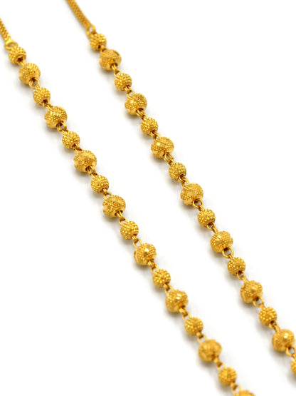 22ct Gold Ball Fancy Chain