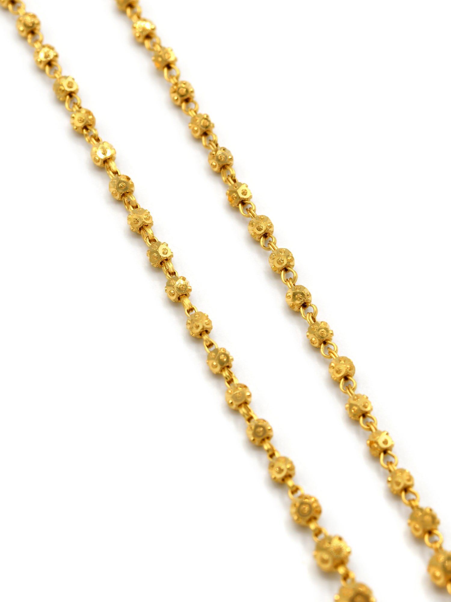 22ct Gold Ball Fancy Chain